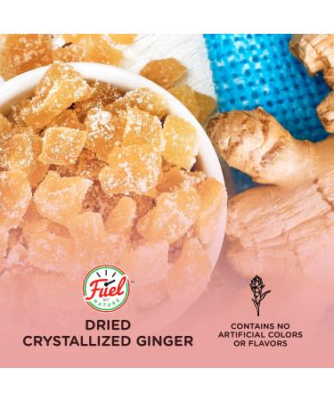 Fuel by Nature Dried & Crystallized Ginger 3 lb - High Energy Healthy Snack - Bulk Candied Ginger for Snacking - Buy Online on GoSupps.com