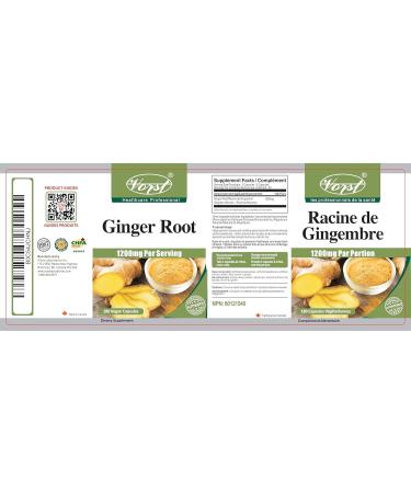 VORST Eye Care Complex 90 Vegan Capsules & Ginger Root 180 Vegan Capsules (Combo Bundle 2 Bottles) - Buy Online on GoSupps.com