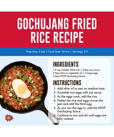 KPOP Foods Korean Chili Sauce - Gochujang Sauce 10.4 oz Squeeze Bottle - Buy Online on GoSupps.com