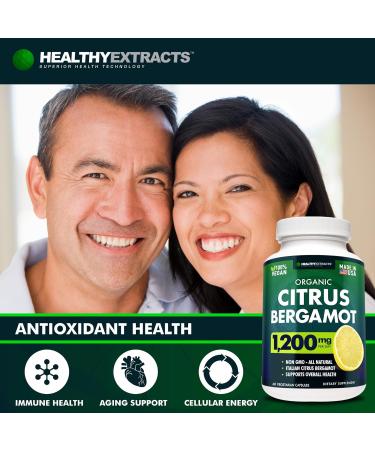 Citrus Bergamot Supplement 150:1 Extract 1200mg per Serving 80% Polyphenols Supplement for High Cholesterol Italian Sourced 60 Count 1 Month Supply Made in The USA 60 Count (Pack of 1) - Buy Online on GoSupps.com