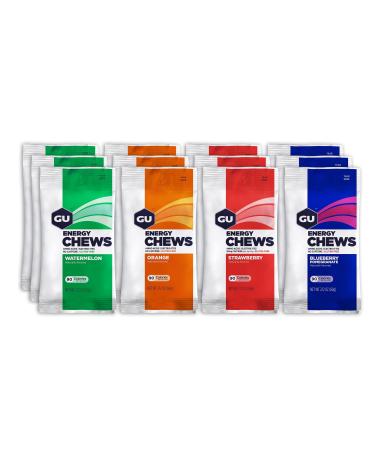 GU Energy GU Energy Chews Fruit Eraser 60g (Pack of 12)