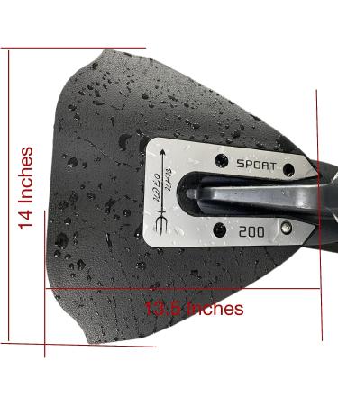 UAN Marine HD200 Hydrofoil Stabilizer | For Boat Outboards 8-40 HP | Premium Black Plastic - Buy Online on GoSupps.com