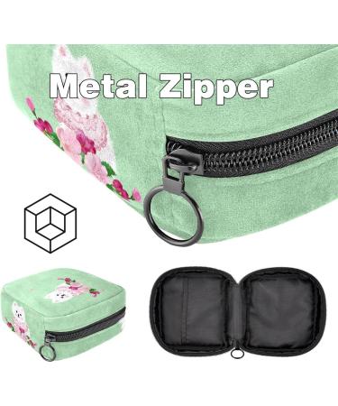 Shop Cute Dog Wreath Napkin Storage Bag - Portable Period Bag for Women & Teens Menstrual Cup Holder & Breastfeeding Pillow Organizer - Buy Online on GoSupps.com
