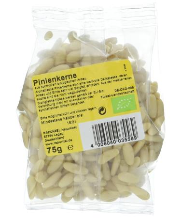 Buy Organic Rapunzel Pine Nuts - Pack of 2 (2 x 75g) | International Shipping - Buy Online on GoSupps.com