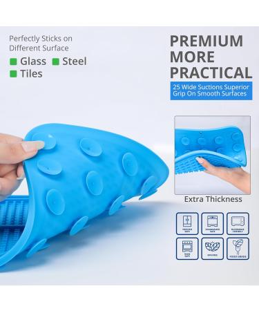 PET Seeker Licky Mats for Dogs with Strong Suction Cups Lick mat for dogs includes Spatula & Brush Specially Designed for Easy Cleaning Premium Dog Food Mat Pack of 2 (Green Blue) - Buy Online on GoSupps.com