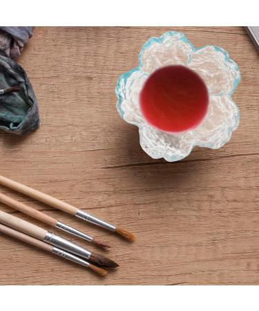 Baluue Glass Nail Soaking Bowl Flower Finger Bowl Nail Gel Polish Remover Bowl Manicure Soaker Bowl for Fingernail Toenail Caring Soak Off - Buy Online on GoSupps.com