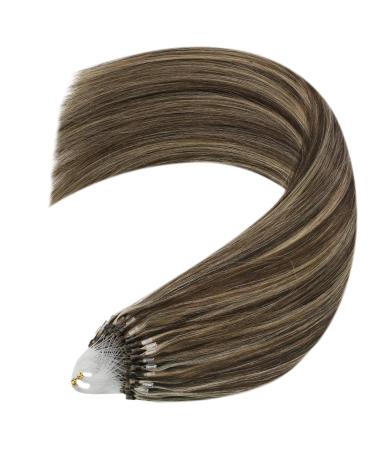 Youngsee Microring Extensions Real Hair 60cm - Brown to Blonde Loop Hair Extensions (P4/26 & P4/27) - 50g Quality Microring Hair Solutions - Buy Online on GoSupps.com