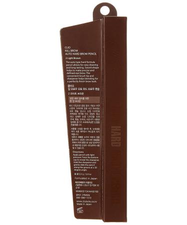 â€œClio Kill Brow Auto Hard Pencil 02 Light Brown - 0.01 oz | Long-lasting Eyebrow Definerâ€‌ - Buy Online on GoSupps.com