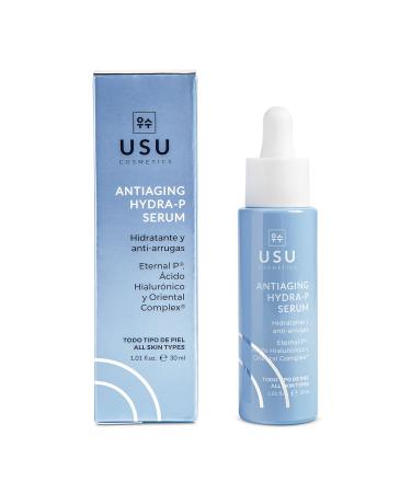 AntiAging Face Serum 30 ml With Hyaluronic Acid Helps restore elasticity and reduce the appearance of wrinkles Moisturizing and antiwrinkle effect USU Cosmetics