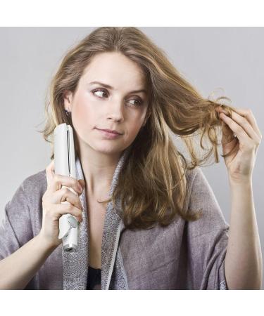 Travel Hair Straightener & Curler - 2 in 1 Fast Heating Flat Iron Lightweight USB-Powered Mini Iron for Women & Girls - Buy Online on GoSupps.com