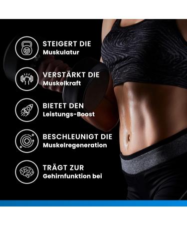 100% CRAPURE Creatine Monohydrate Capsules - Vitastrong | Fine & Soluble for Muscle Mass & Pre-Workout Boost | International Shipping Available - Buy Online on GoSupps.com