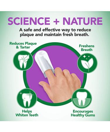 Vet's Best Dental Care Finger Wipes for Dogs & Cats - 50 Disposable Wipes | Reduces Plaque & Freshens Breath - Buy Online on GoSupps.com