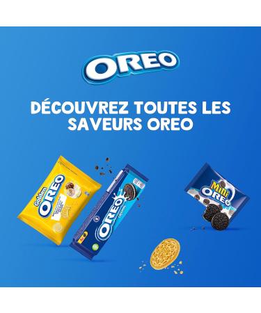 Oreo Mini - Mini Cocoa Biscuit Filled with Vanilla Flavor - Take-Away Cup Format - Pack of 8 Cups (8 x 115 g) - Buy Online on GoSupps.com