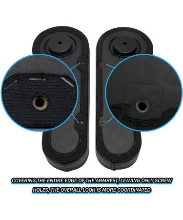 NOKINS Golf Cart Armrest & Cup Holder - Stainless Steel Support - No Drilling Needed - Black - Buy Online on GoSupps.com
