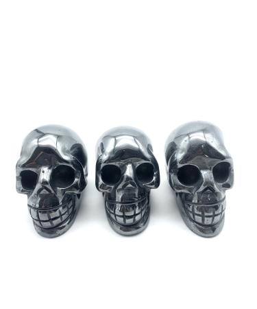 Crystal Hole Specimen Healed Natural Terahertz Quartz Ghost Head Carved Handmade Crystal Home Ornaments Decoration Stones As a Gift Crystal Hole