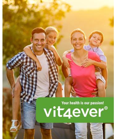 vit4ever Poudre d ac rola & cynorrhodon 300 g r serve de 6 6 mois 200 portions avec 1500mg d extrait dont 485mg de vitamine C naturelle base d ac rola et de cynorrhodon vegan sans additifs 300 g (Lot de 1) - Buy Online on GoSupps.com