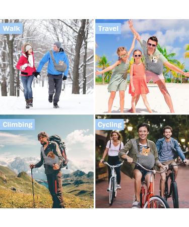 Flow Fire Puppy Sling - Small Dog Carrier with Adjustable Rope for Outdoor Adventures | Ideal for Dogs Below 5kg - Buy Online on GoSupps.com