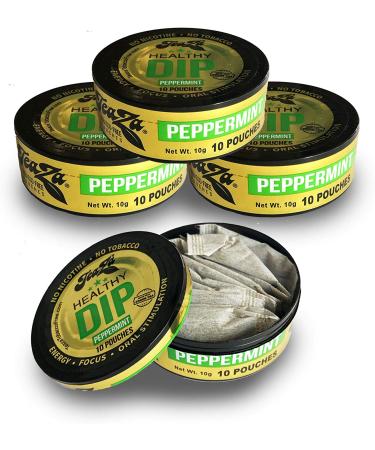 Teaza Peppermint Herbal Energy Pack - 10 Pouches per Pack - 4 Camo Packs - 4 Pack - Buy Online on GoSupps.com