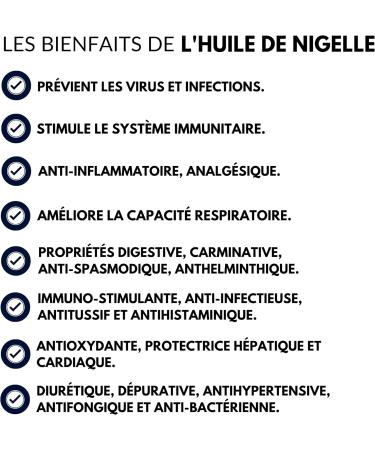 Egyptian Black Seed Oil - 120 Capsules | Certified Pure and Natural | Cold Pressed | Health/Immunity | Made in France | Nutrition Pro - Buy Online on GoSupps.com