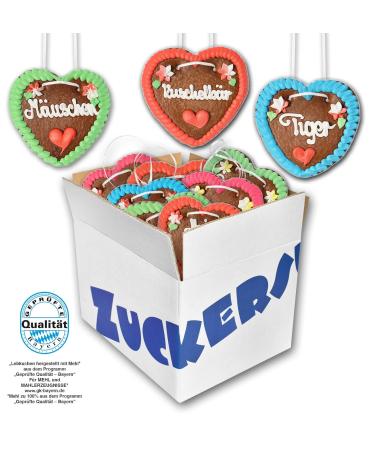 Buy Original Oktoberfest Gingerbread Hearts - 20 Pieces 14cm | Fresh Munich Lebkuchenherzen with Pet Seed Sayings | Affordable Confectionery - Buy Online on GoSupps.com