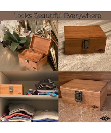 Premium Box Kit with Lock - 100mL Airtight UV Jar, Charcoal Bag, 2 Odorless Resealable Bags - Buy Online on GoSupps.com