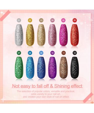PEACECOLOR Acrylic Nail Kit - Extension, Glitter Decoration, Clipper, False Nails & Art Tools Set - Buy Online on GoSupps.com