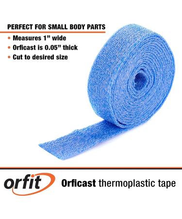Orficast Easy-Form Splinting Tape for Trigger Finger & Thumb Pain Relief - 1 x 9 Blue Roll - Buy Online on GoSupps.com