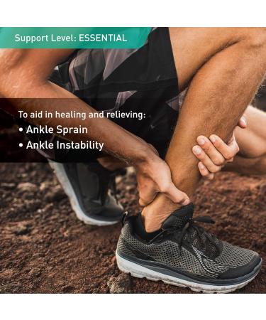 Buy OPPO 2302 Adjustable Deluxe Ankle Stabilizer Strap - Extra-Firm Support for Ankle Sprains & Instability | Gray Medium - International Shipping Available - Buy Online on GoSupps.com