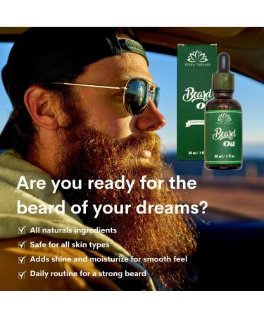 Premium Beard Oil for Men - Softens & Strengthens Beards Conditions Skin Stops Itching | Perfect Gift for Fathers & Husbands - Buy Online on GoSupps.com