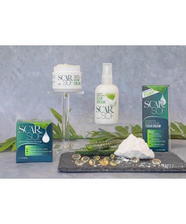 ScarSof Scar Cream - 100% Organic Aloe Vera & Emu Oil - 2 oz | Improve Scar Appearance & Skin Health - Buy Online on GoSupps.com