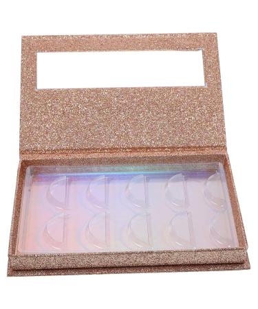 Buy Minkissy 3pcs Eyelash Storage Box - Empty Rose Gold Portable Organizer for False Lashes - Stylish & Functional Case for Women & Girls - Buy Online on GoSupps.com