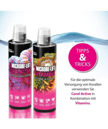 Microbe-Lift Coral Active 3785 ml - Coral Booster for Growth & Color in Seawater Aquariums - Enhance Stone Corals & Mussels - Buy Online on GoSupps.com