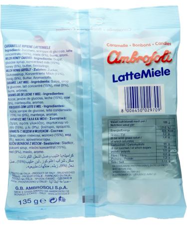  Ambrosoli Ambrosoli Milky candy 5 x 135 g - Buy Online on GoSupps.com
