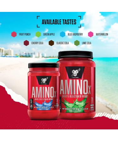 BSN Nutrition Amino X Supplement with Vitamin D Vitamin B6 and Amino Acids Fruit Punch Flavour 70 Servings 1 kg Fruit Punch 70 Servings (Pack of 1) - Buy Online on GoSupps.com
