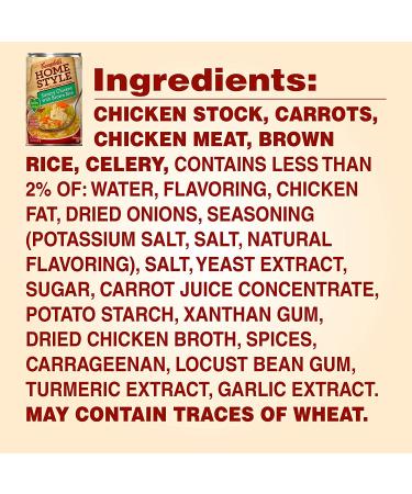 Campbell's Homestyle Healthy Request Savory Chicken Brown Rice Soup 18.6 Oz Can (Case of 12) - Buy Online on GoSupps.com