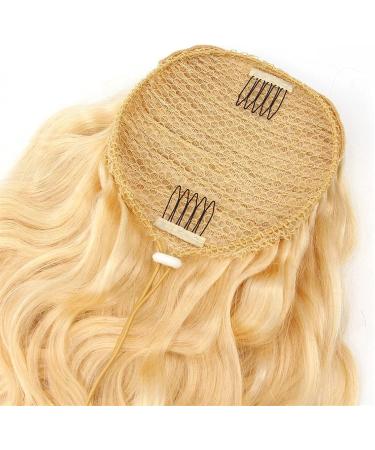 Ponytail Extensions 10-24" Drawstring Ponytail for Women Clip in Ponytail Extension Curly Wavy Ponytail Hairpiece Long Ponytail Extension Human Hair Body Wavy Blonde for Women(Size:10inch(25cm)) 10inch(25cm) DrawString - Buy Online on GoSupps.com
