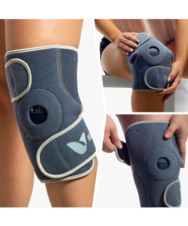 Medcosa heat and cool knee compress |Cooling or warmth |Cooling knee compress |Ice bag for the knee |Cooling and warming therapy for the knee |Cool potholes for knee pain