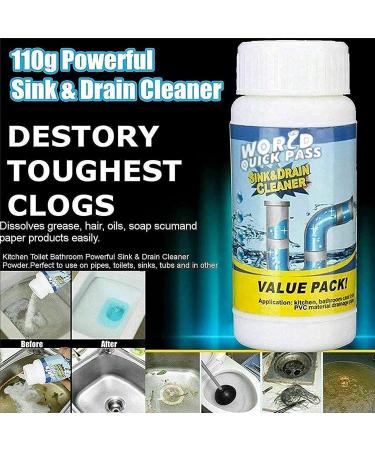 Wild Tornado Pipe Dredge Deodorant Powerful Sink and Drain Cleaner Pipe Cleaner Quick Foaming Toilet Cleaner Dredge Agent for Kitchen Toilet Pipes Dredging (3PCS) - Buy Online on GoSupps.com