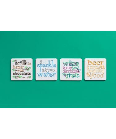Cricut Square Coaster Blank with Cork Backing - White Infusible Ink - Buy Online on GoSupps.com