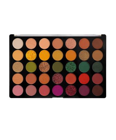 Profusion Cosmetics Marigold Eyeshadow Palette - 35 Vibrant Shades for Stunning Looks | International Shipping Available - Buy Online on GoSupps.com