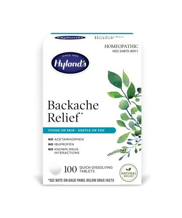 Hyland's Backache Relief 100 Quick-Dissolving Tablets