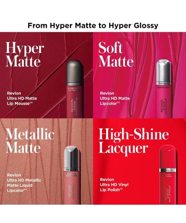 Revlon Ultra HD Matte Lipcolor 600 Devotion - Long-lasting, High-Intensity Color (0.2 fl oz) - Buy Online on GoSupps.com