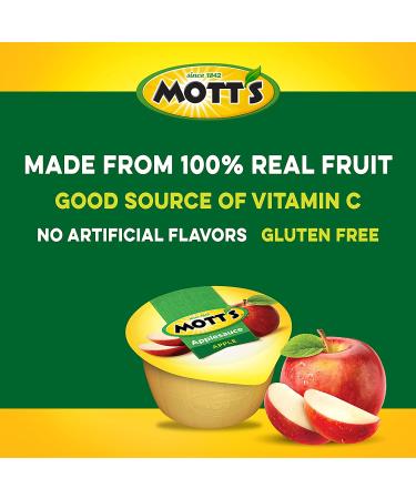 Mott's Applesauce 4 oz Cups - 18 Count Pack - Buy Online on GoSupps.com