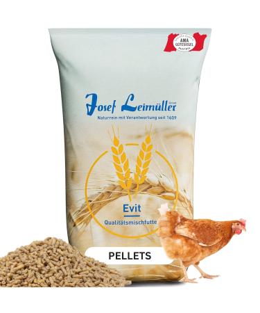 Fleim ller chicken food against mites 1kg pellets - dust -free laying hen feed pellets Premium - natural active ingredient with citrus & herbs - AMA seal of seals & 100% GMO -free 1 kg (1 Pack)