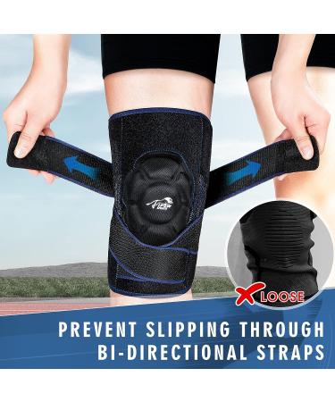 IPOW SPORTS Professional Knee Support with Patella Gel Pad - Meniscus Tear, Arthritis, ACL - Large - Buy Online on GoSupps.com