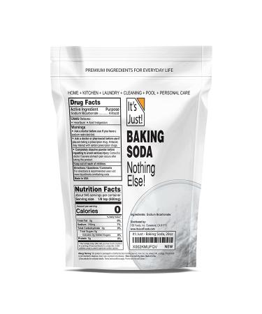 Baking Soda Sodium Bicarbonate Food Grade Made in USA - 1.25 lb Pack of 1 - Buy Online on GoSupps.com