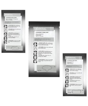 Global Beauty Care Activated Charcoal Cleansing Strips - Blackhead Remover for Nose, Forehead & Chin - 12 Ct - Buy Online on GoSupps.com