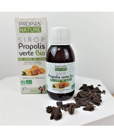 About Nature Organic Green Propolis Syrup (AB Certified) 200 ml - Buy Online on GoSupps.com