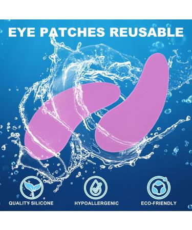 PAGOW 5 Pairs Reusable Under Eye Patches - Silicone Eye Wrinkle Masks to Reduce Fine Lines & Boost Skin Care - International Shipping Available - Buy Online on GoSupps.com