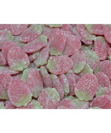 1kg Fizzy Strawberries Candy Pick & Mix Sweets Mixed Assortment Gummy Selection Resealable Pouch Share Bag